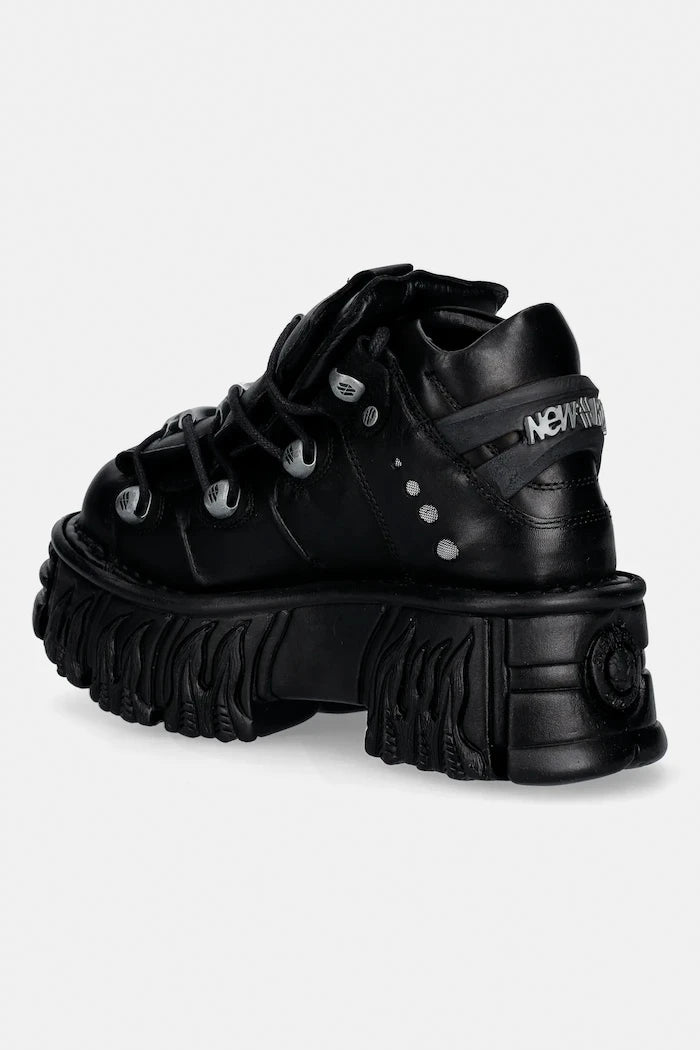 Кожени маратонки New Rock ITALI NEGRO, NOMADA NEGRO