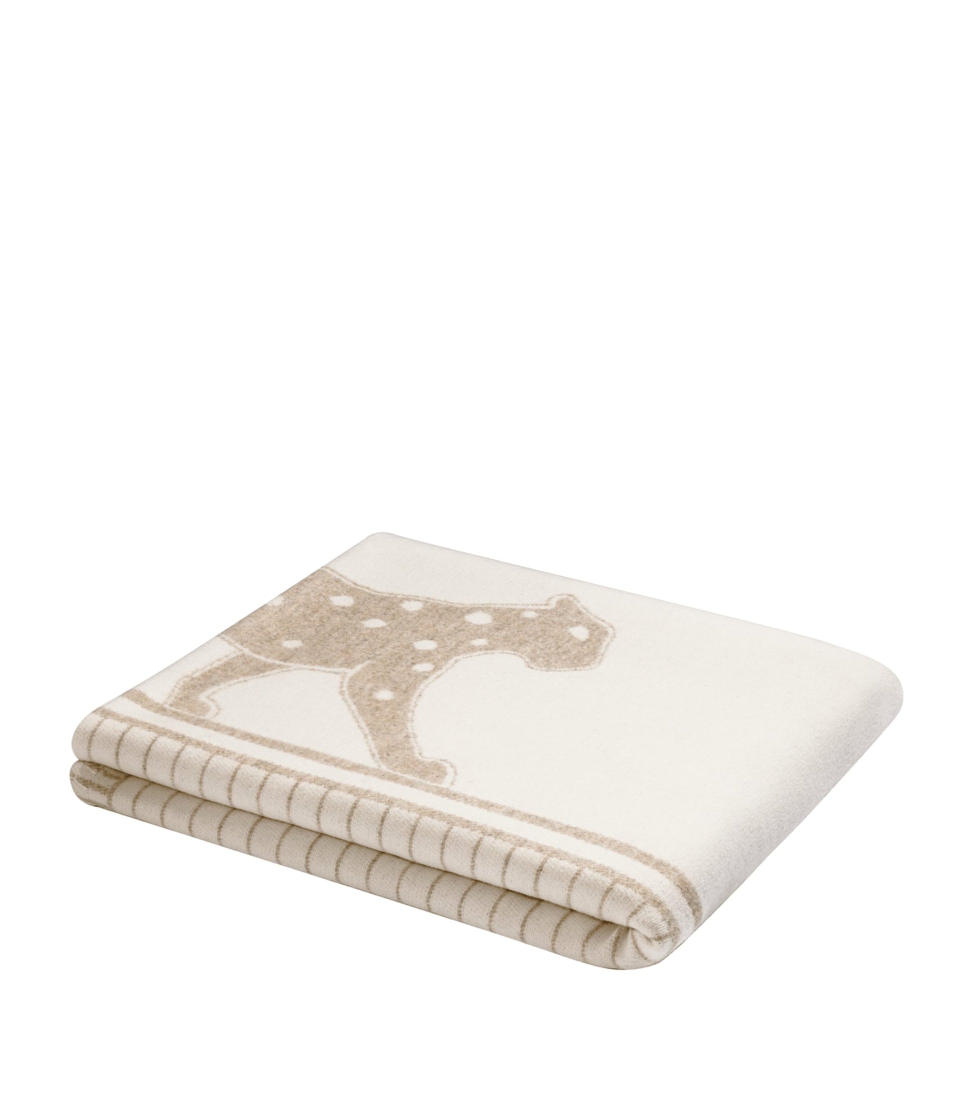 Cartier Merino Wool-Cashmere Panthère de Cartier Blanket