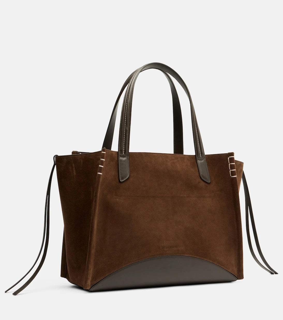 JW Anderson - Loafer Cabas Large suede tote bag