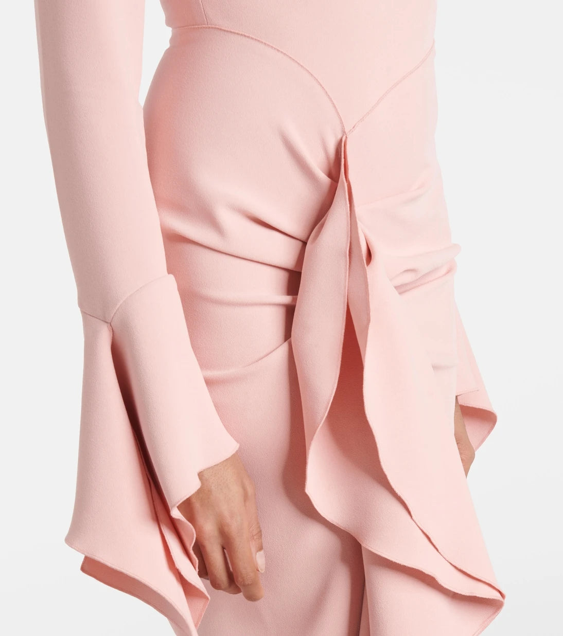 Solace London - Della draped gown