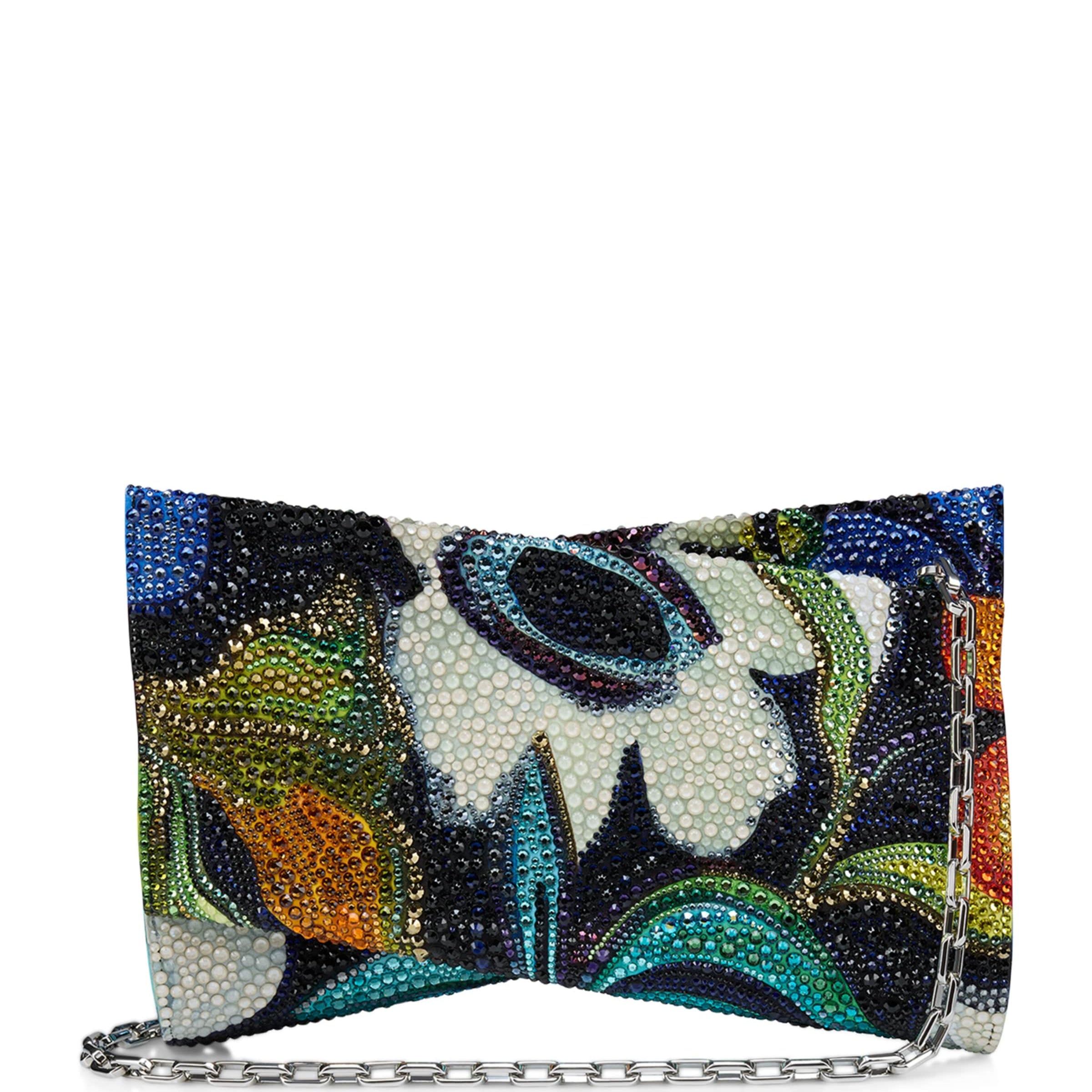 Multi Loubitwist Embellished Small Shoulder Bag