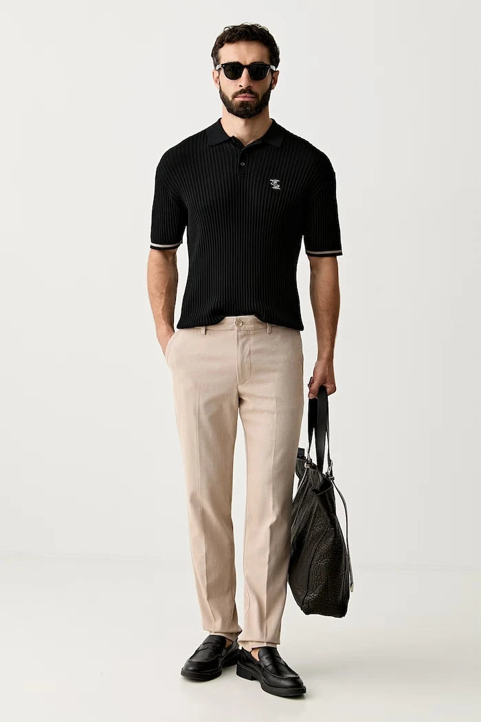 BOSS slim fit erkek pamuklu pantolon H-Kaiton1