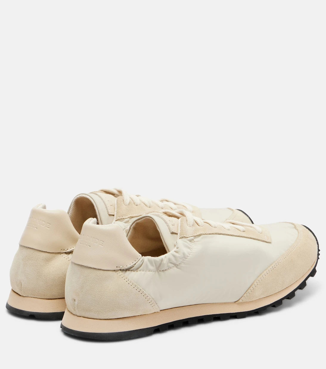 Le Monde Béryl - Slim Runner suede-trimmed sneakers