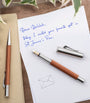 Graf von Faber-Castell Wood and Platinum-Plated Classic Propelling Ballpoint Pen