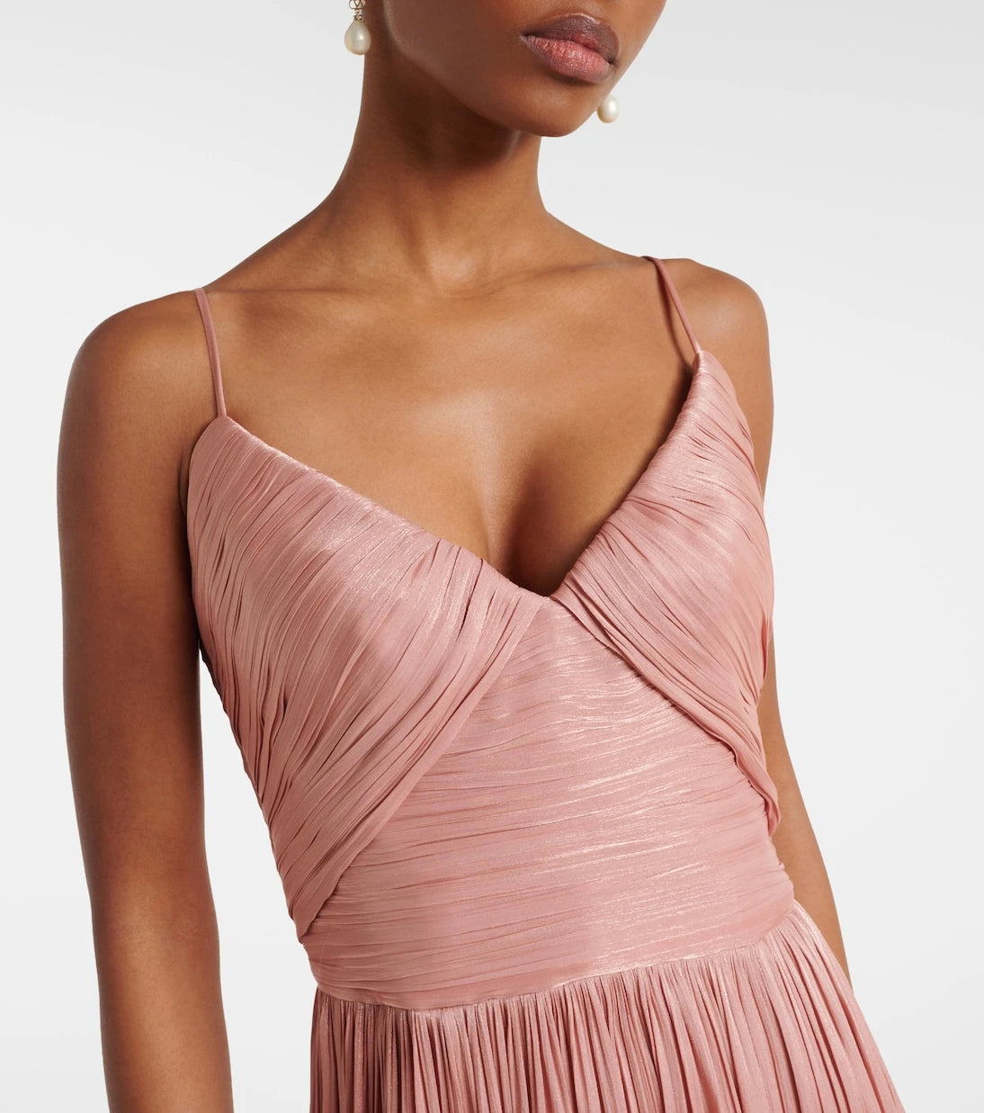 Costarellos - Pleated gown