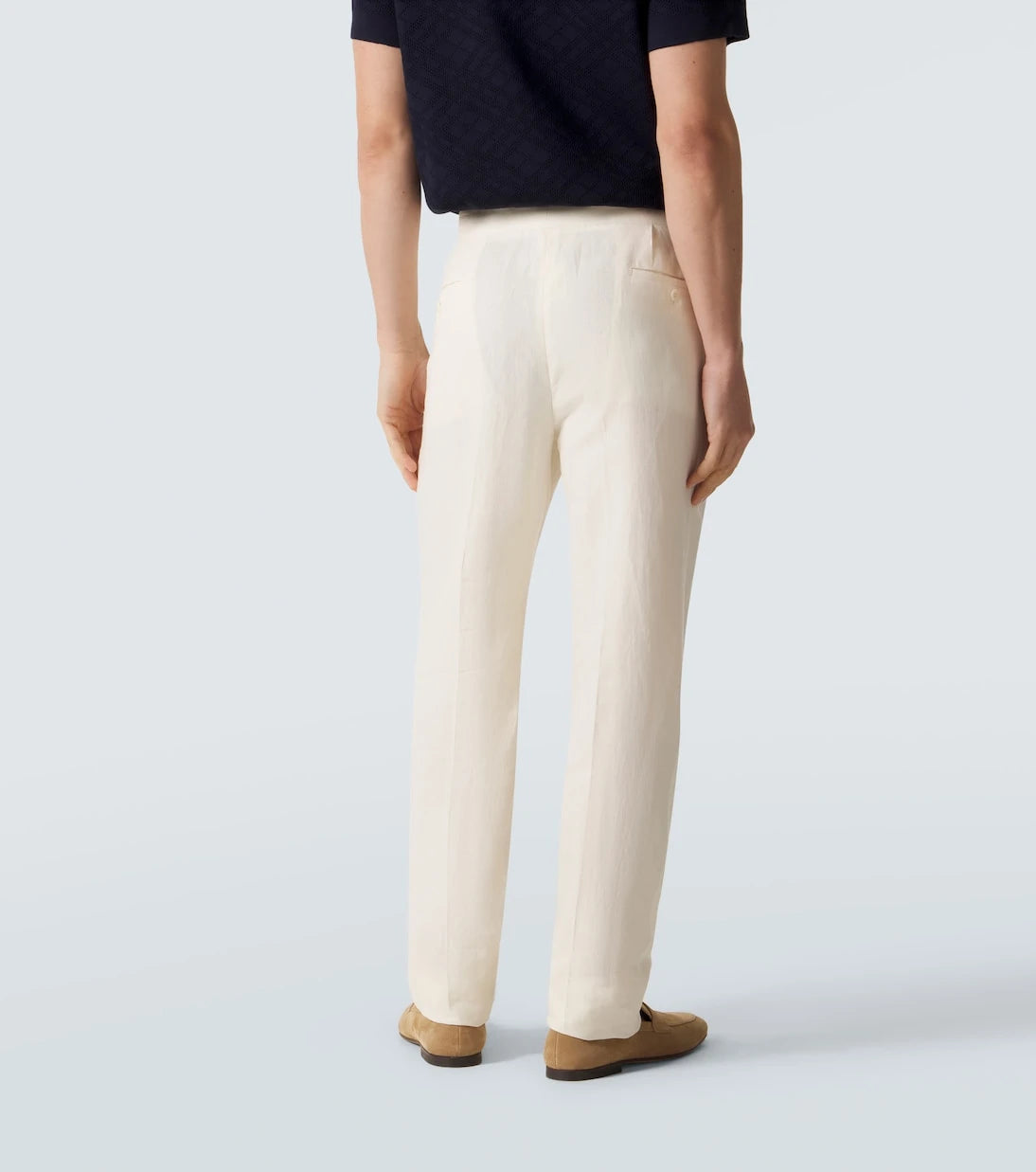 Rubinacci - Linen tapered pants