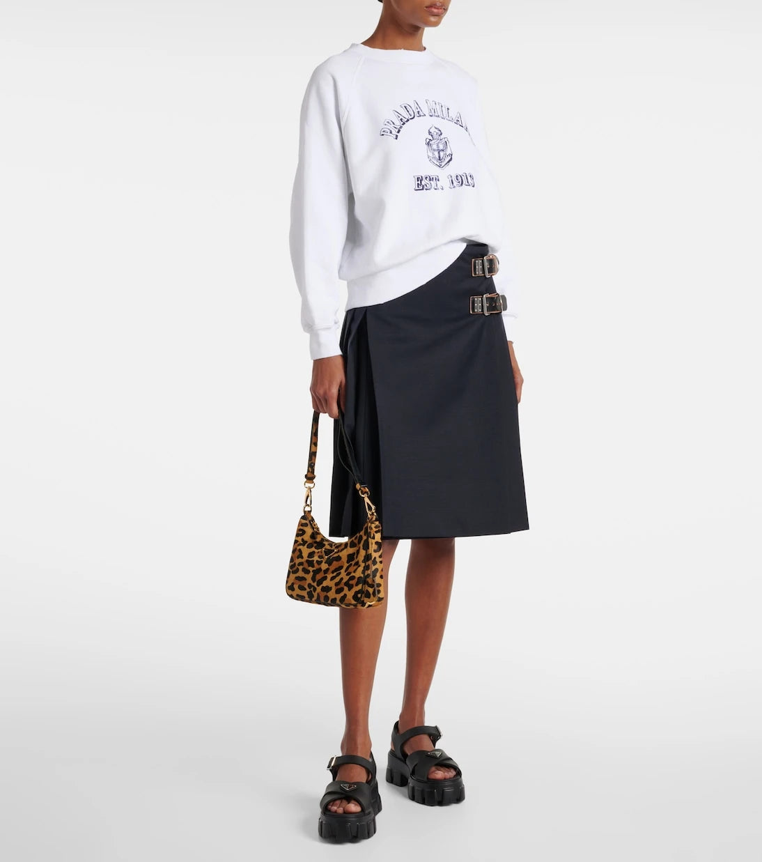 Prada - Monolith platform sandals