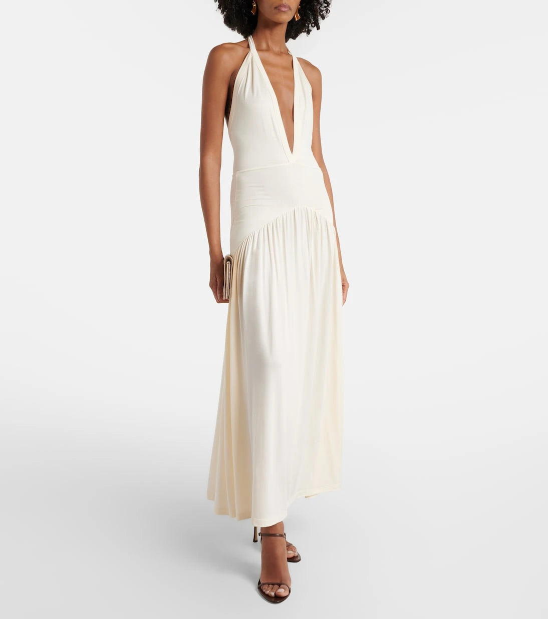 Aya Muse - Ola halterneck maxi dress