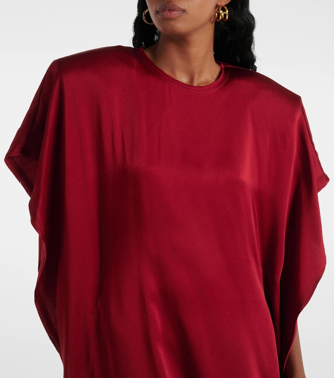 Stella McCartney - Draped jersey minidress