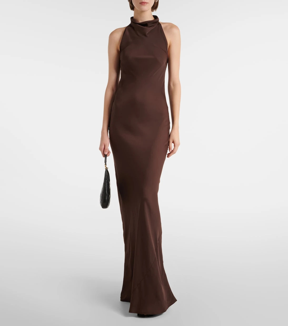 Rotate - Lace-trimmed cutout gown
