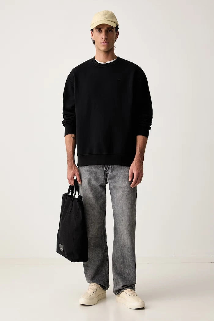 Levi's erkek pamuklu SWEATS CREW sweatshirt