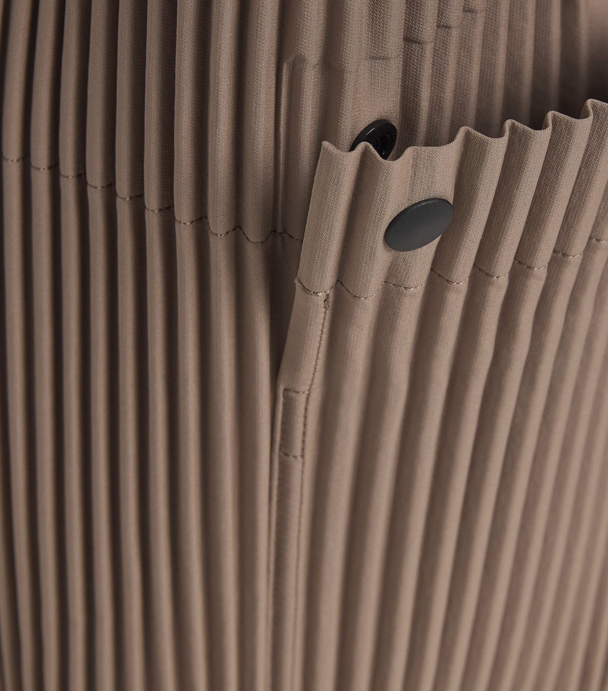 Pleated Utility Shoulder Bag