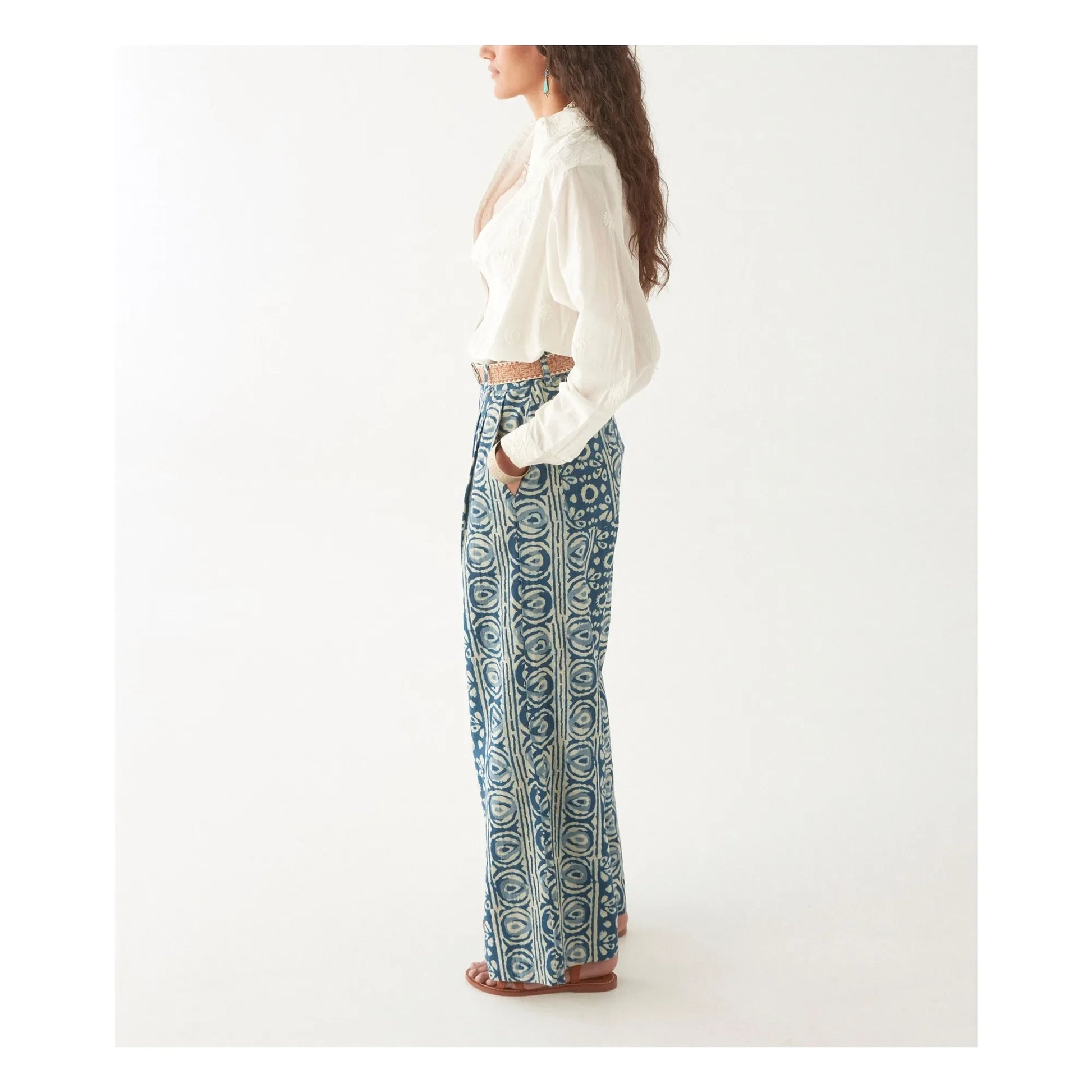 Maison Hotel - Oceano Mare Giselle pants | Blue