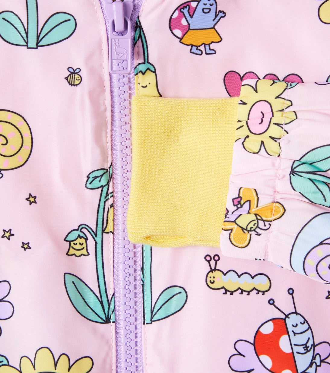 Stella McCartney Kids - جاكيت منفوخ بطبعة بيت الحشرات للأطفال