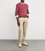 Polo Ralph Lauren Red Cotton Cable Sweater