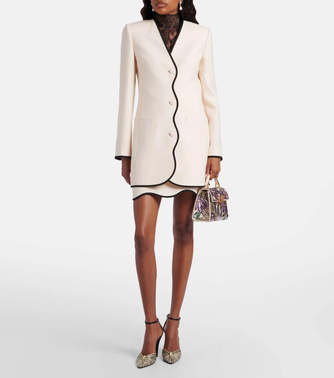 Valentino Garavani - Annine satin pumps