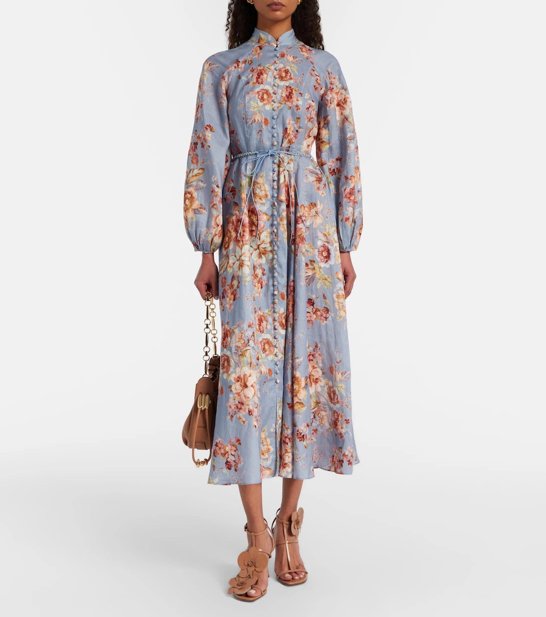 Zimmermann - Orchid 85 leather sandals