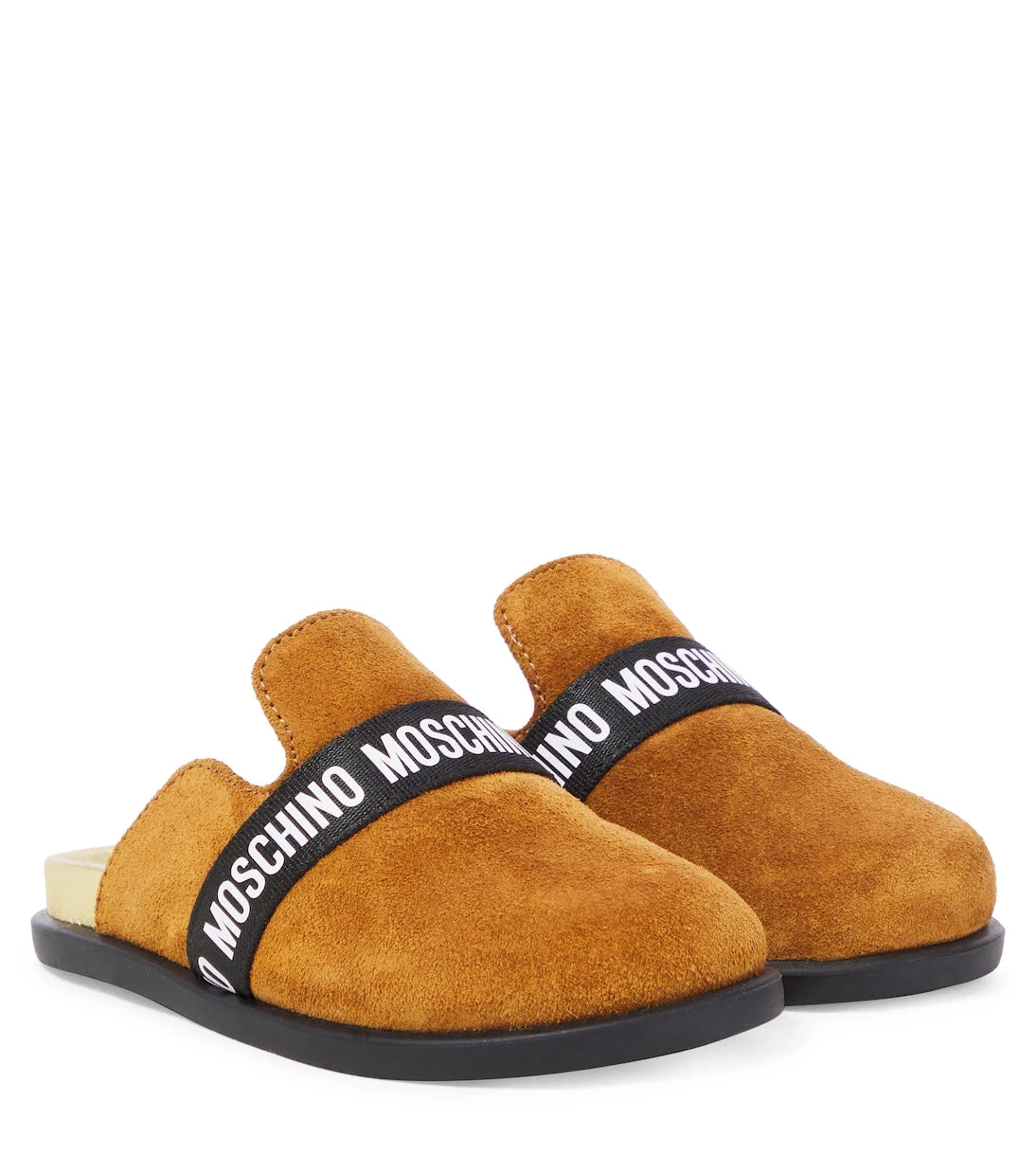 Moschino Kids - Leather clogs