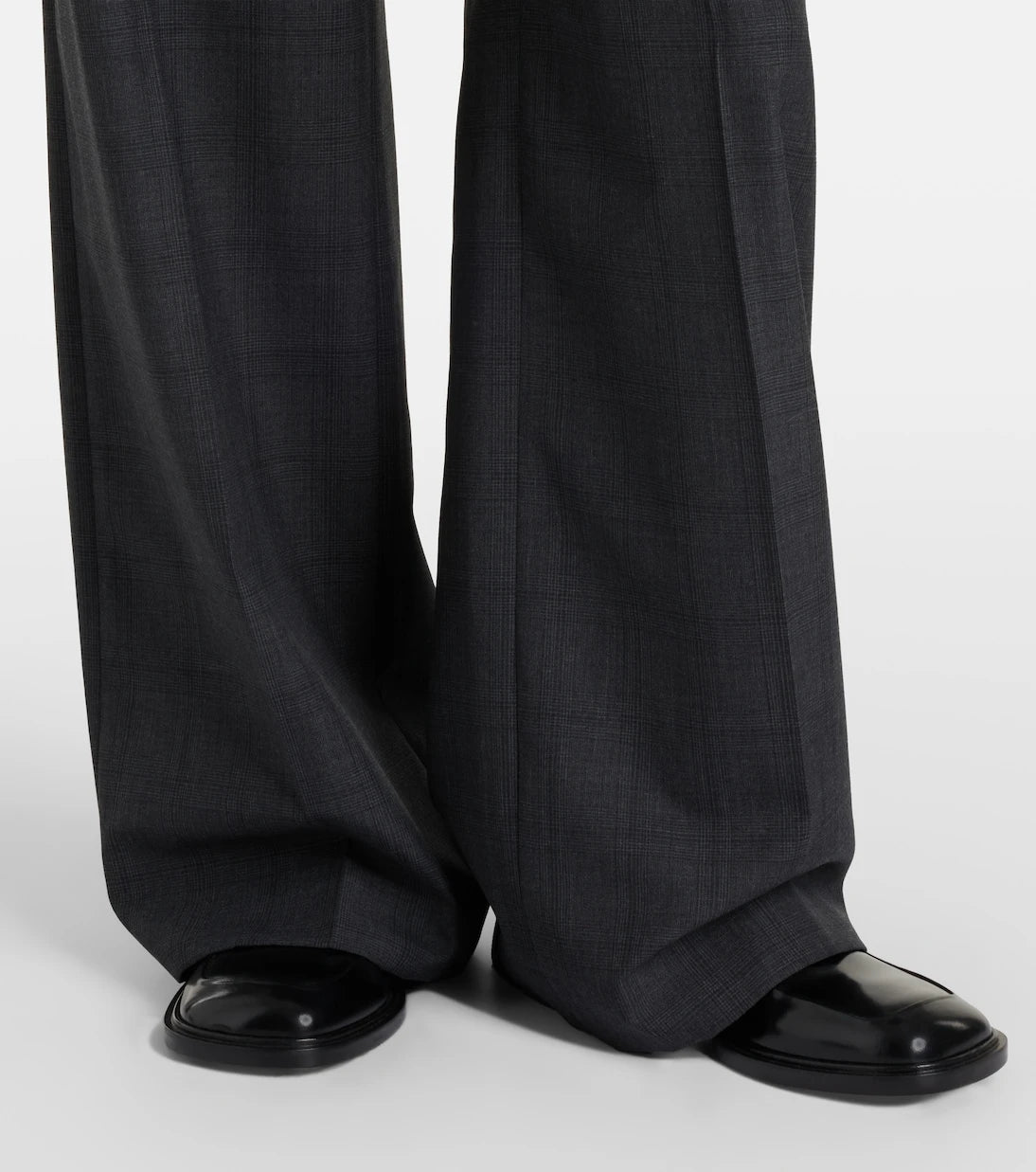 The Frankie Shop - Brickell plaid wide-leg pants
