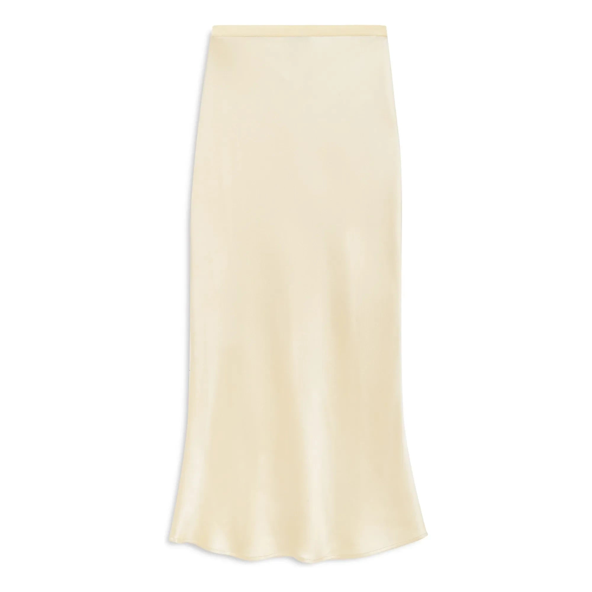 Anine Bing - Silk Bar Skirt | Pale yellow