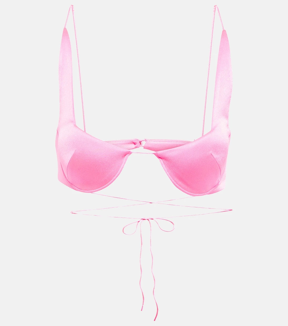 Alex Perry - Pierce satin bralette