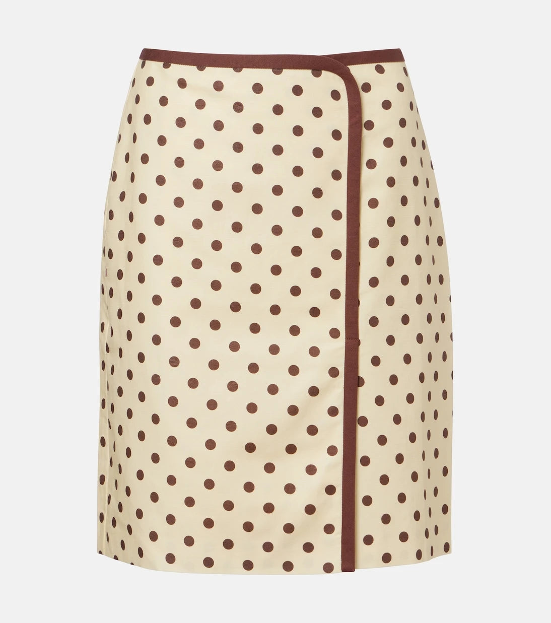 Posse - Bowie linen and cotton wrap skirt