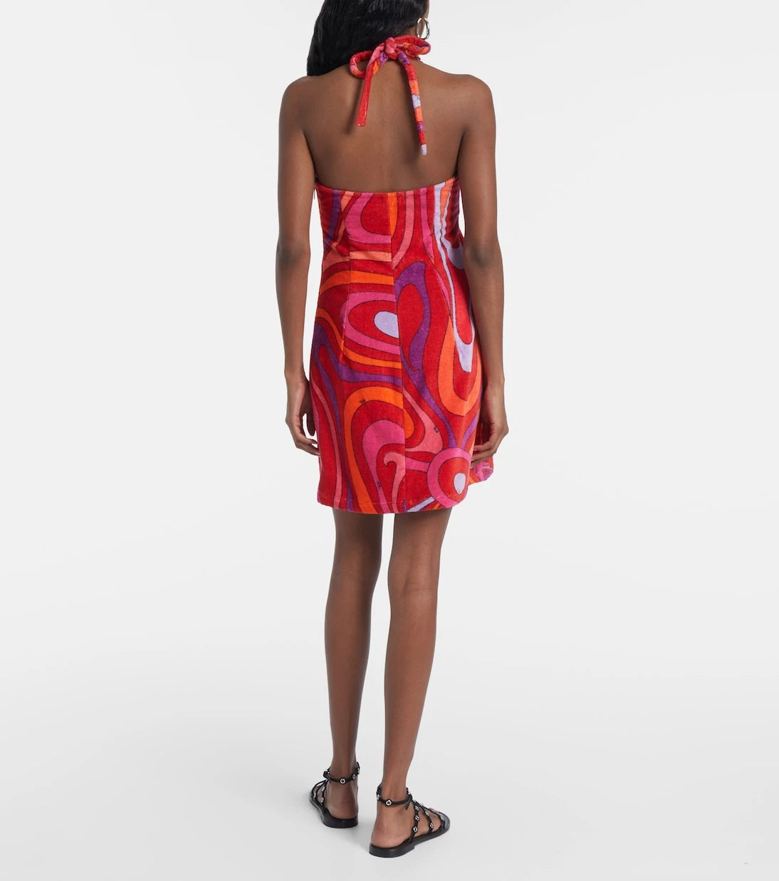 Pucci - Marmo embellished cotton terry minidress