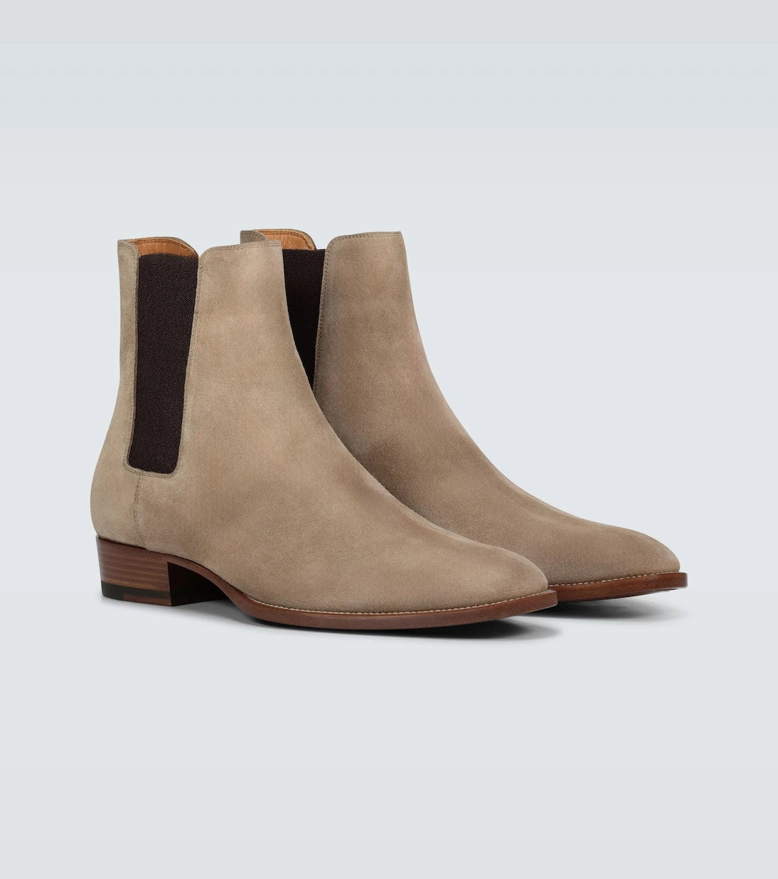 Saint Laurent - Wyatt suede Chelsea boots