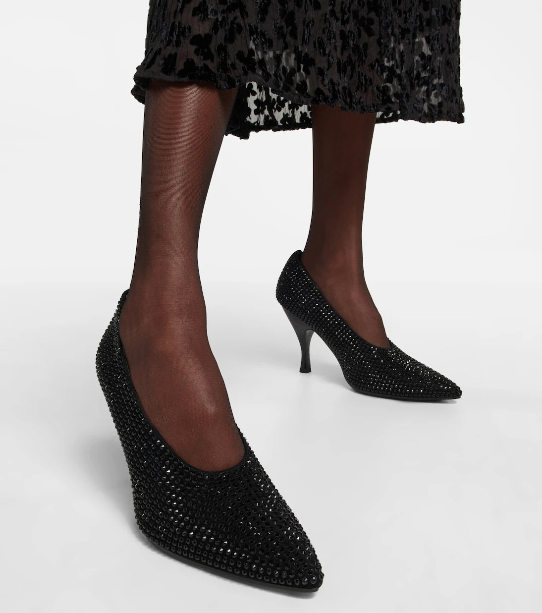 Tory Burch - Crystal-embellished pumps