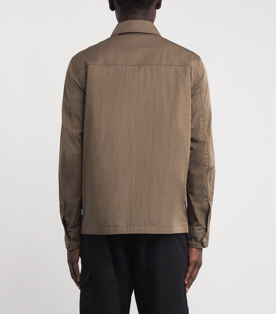 Belstaff Brown Water-Repellent Drome Overshirt