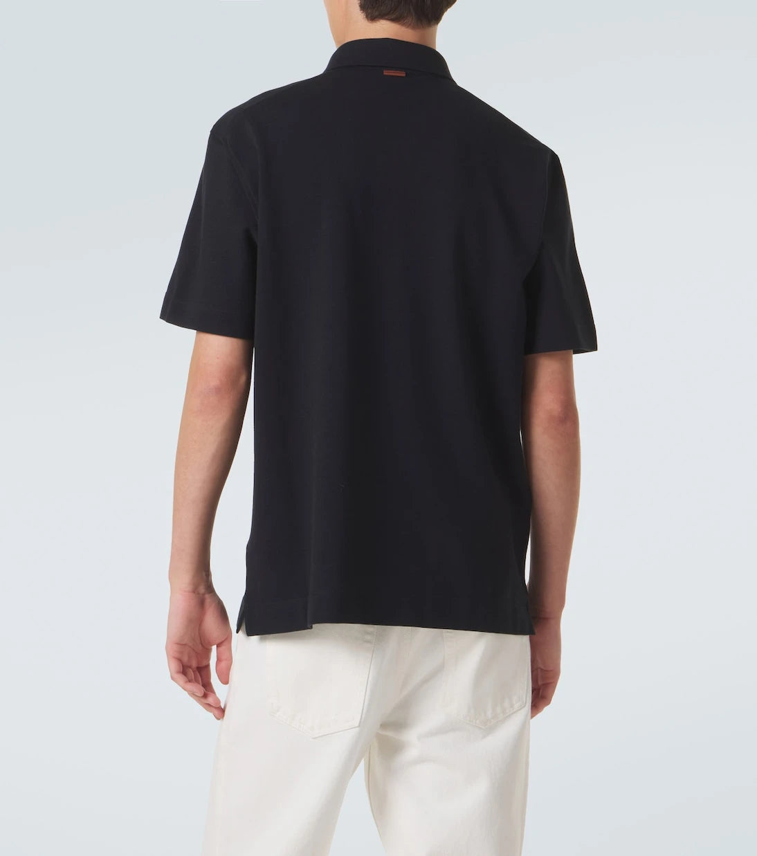 Zegna - Cotton piqué polo shirt