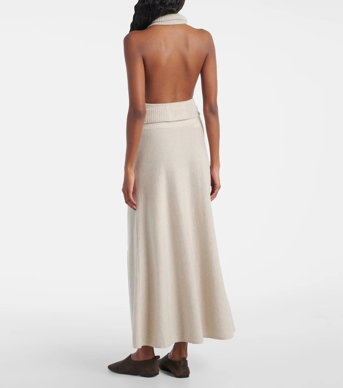 Lisa Yang - Torie high-rise cashmere maxi skirt