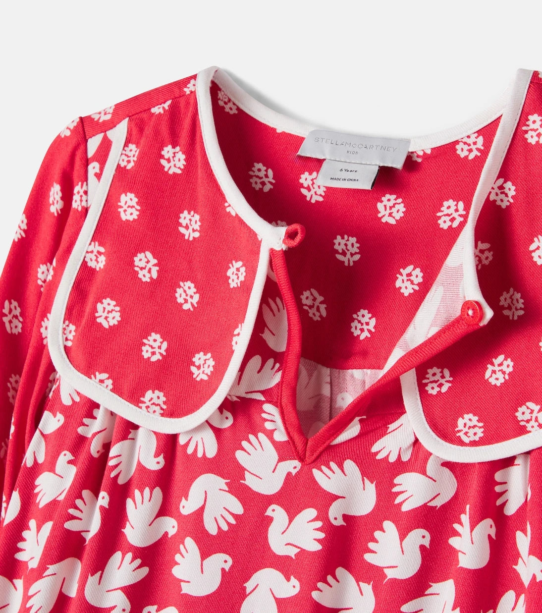Stella McCartney Kids - Printed ruffled dress