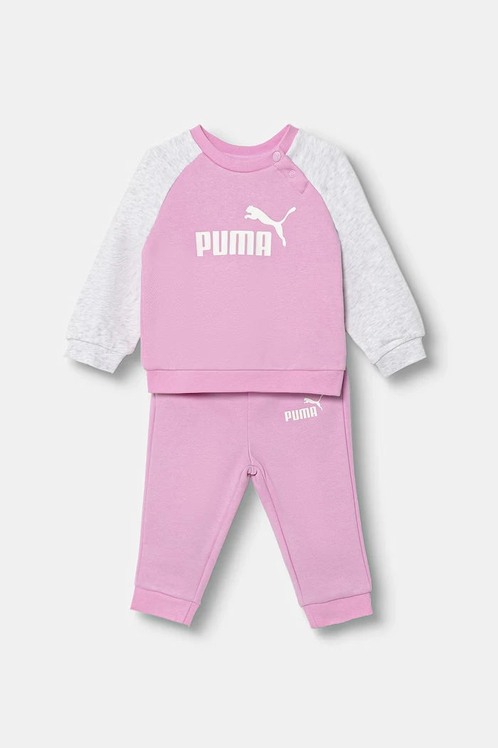 Puma pamuklu çocuk eşofman takımı MINICATS ESS Raglan Crew Se