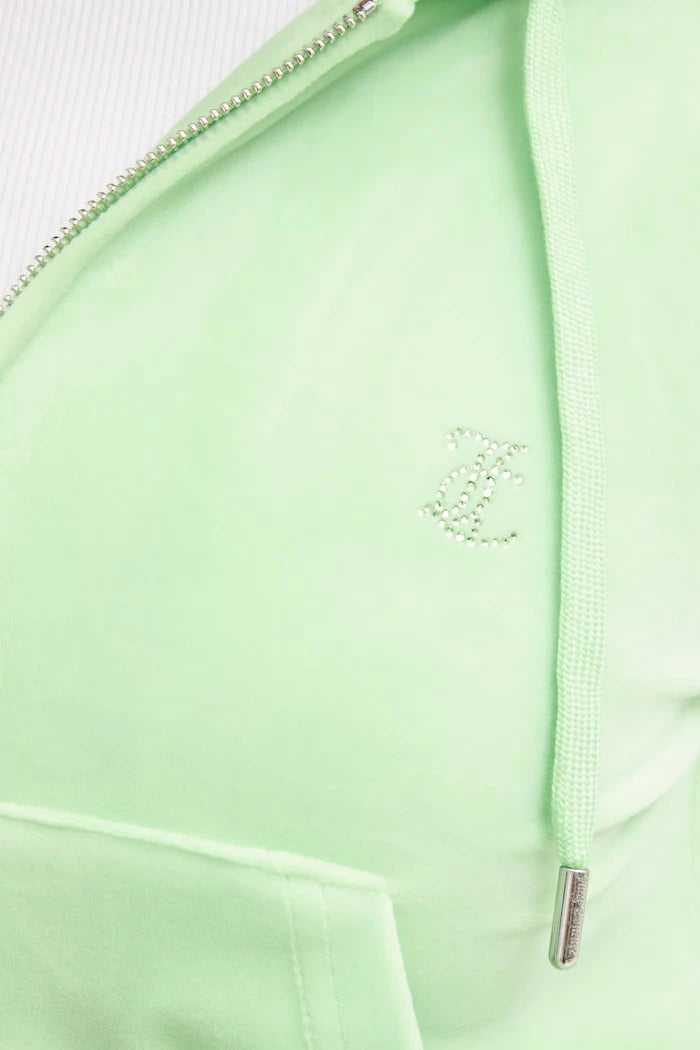 Juicy Couture Kadın Kadife Kapüşonlu Sweatshirt MADISON COL OUT