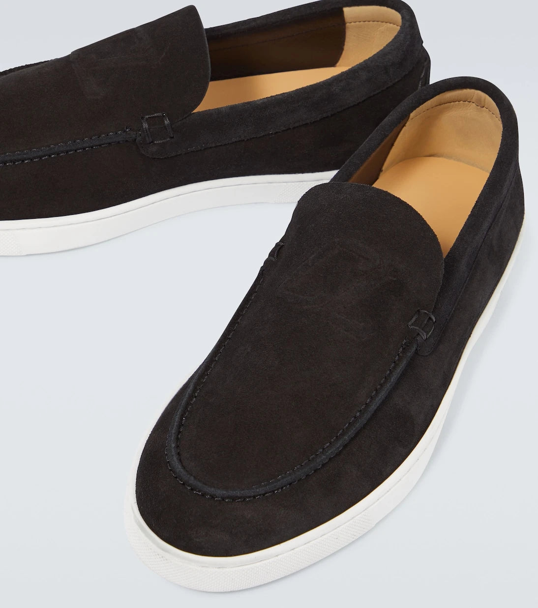 Christian Louboutin - Varsiboat suede loafers