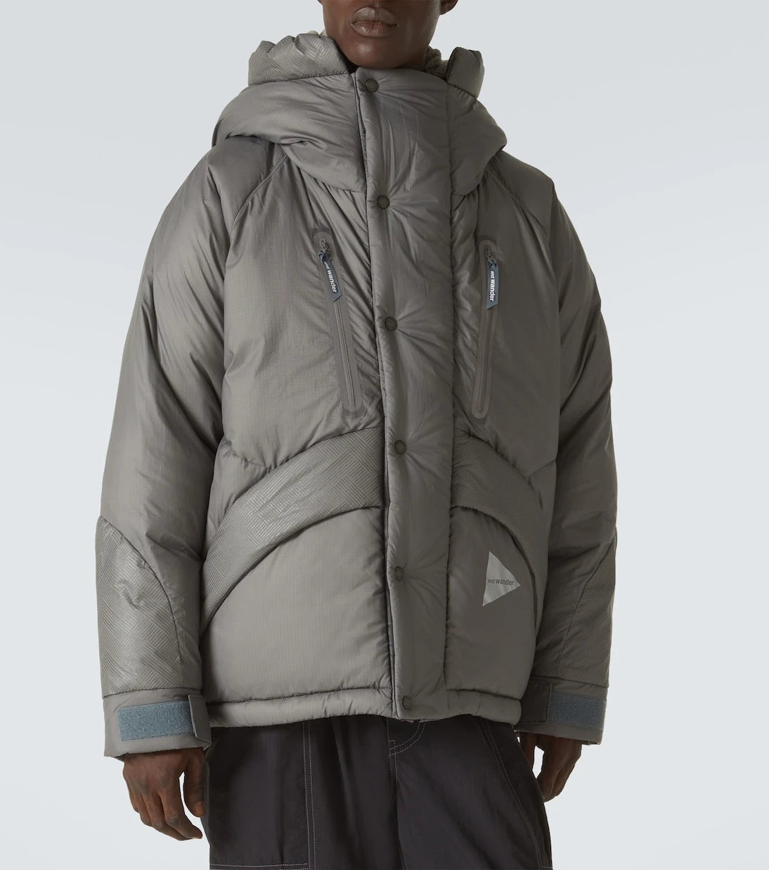 And Wander - Logo puffer jacket