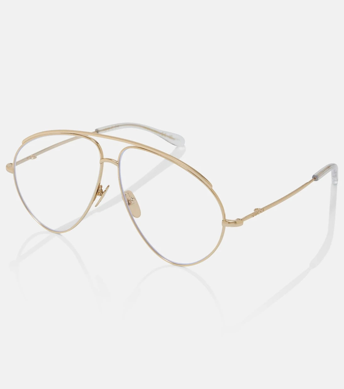 Gucci - Oversized aviator glasses