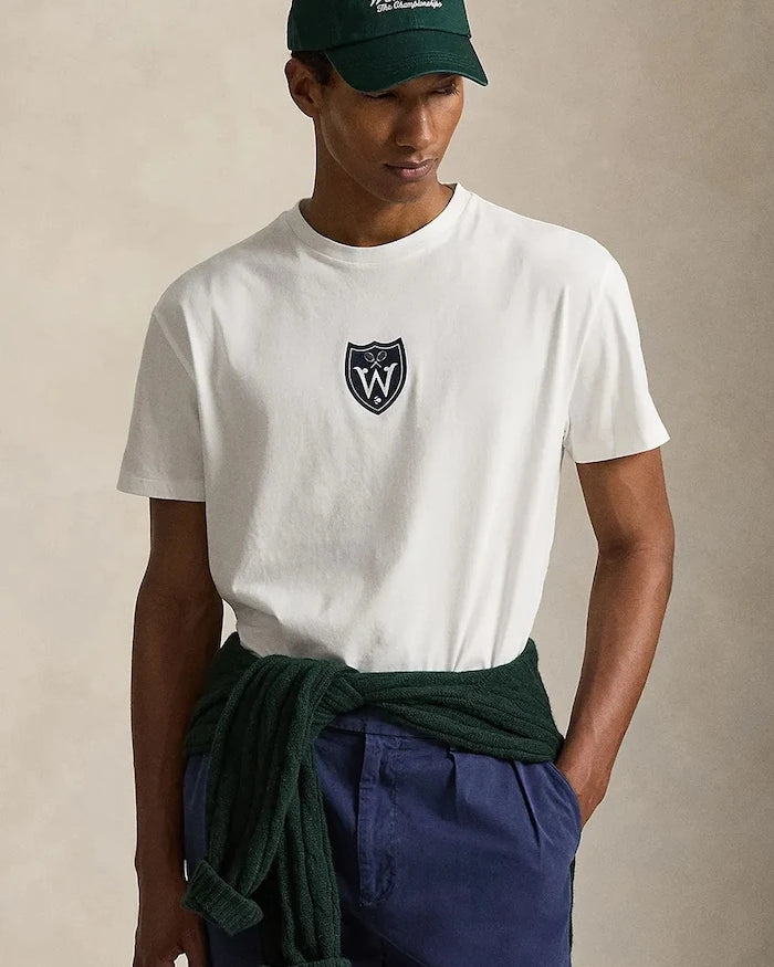 Polo Ralph Lauren erkek pamuklu Wimbledon tişört