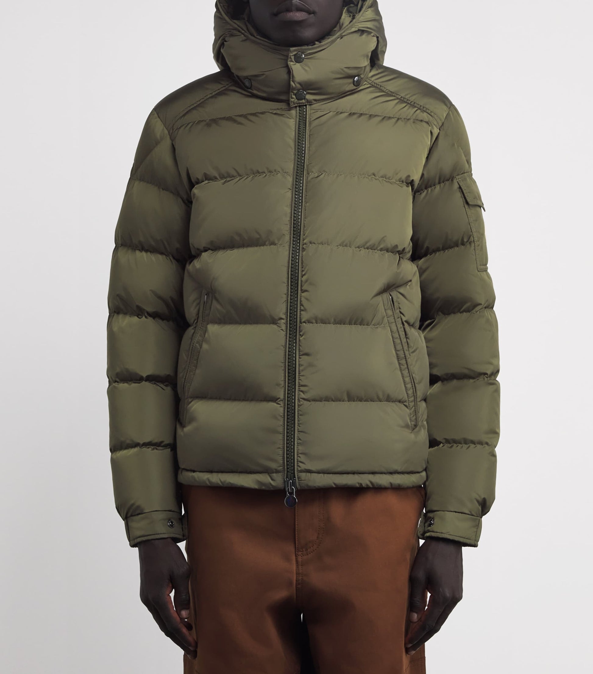Moncler Green Down Maya Puffer Jacket