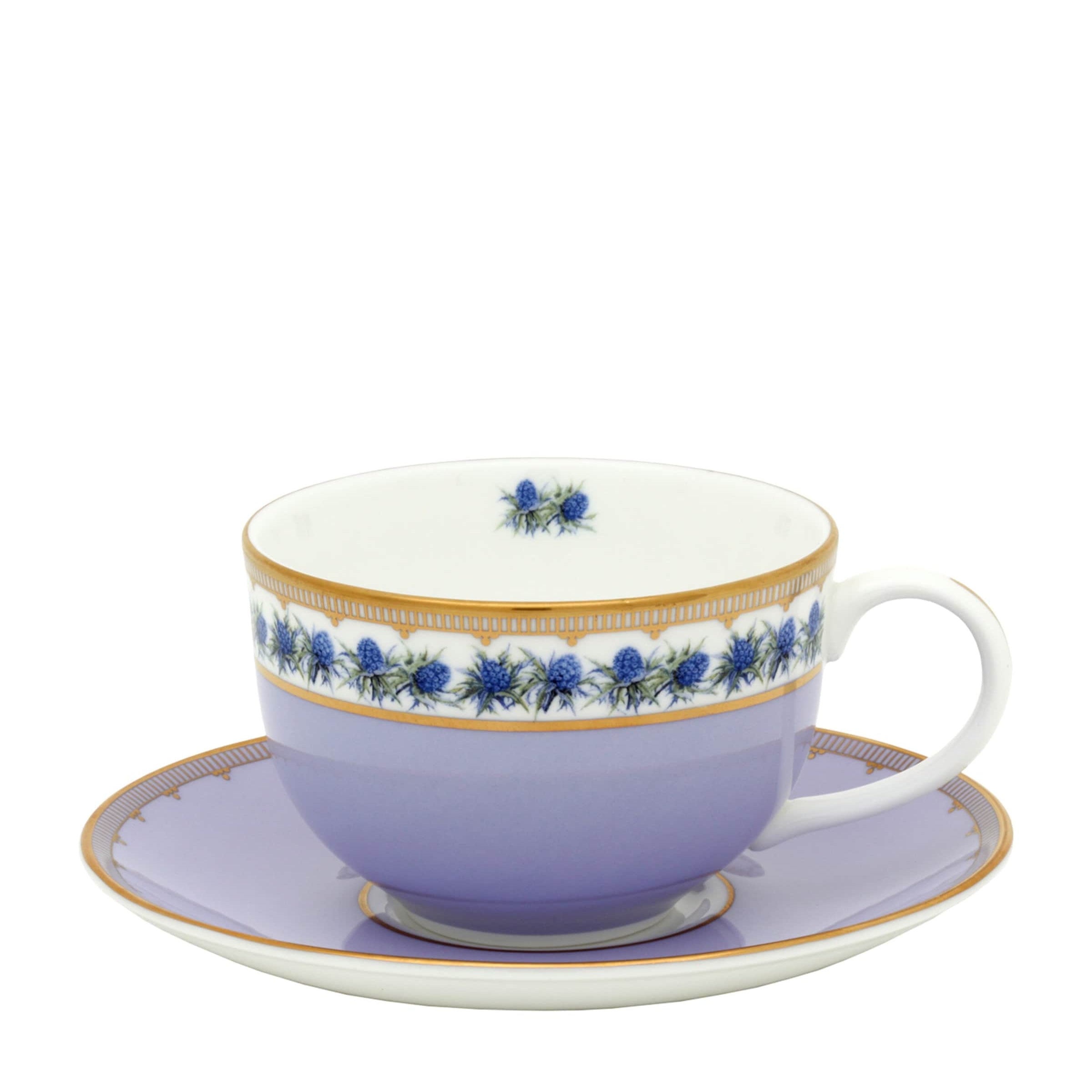 Shell Garden Floral Teacup and Saucer