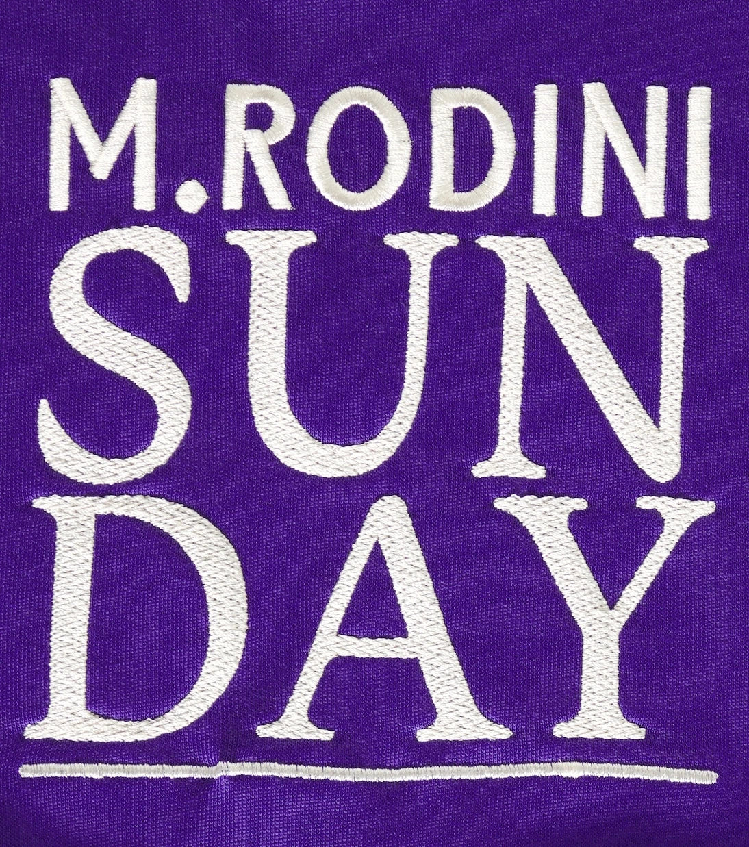 Mini Rodini - Sunday embroidered cotton sweatshirt