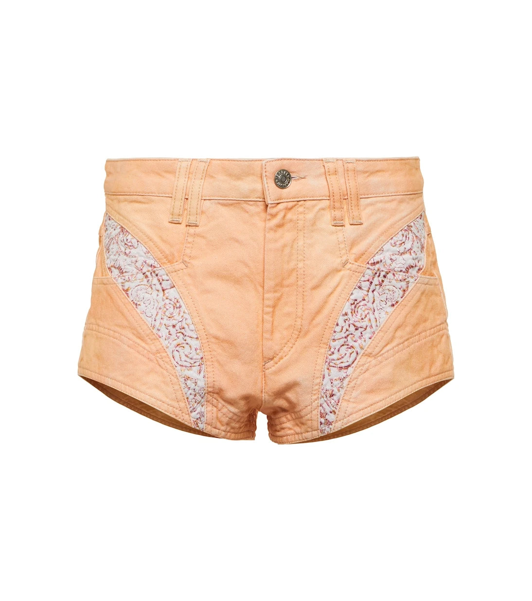 Isabel Marant - Neida embroidered denim shorts