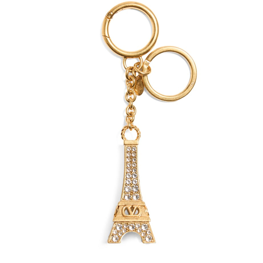 Metallic Eiffel Tower Keyring