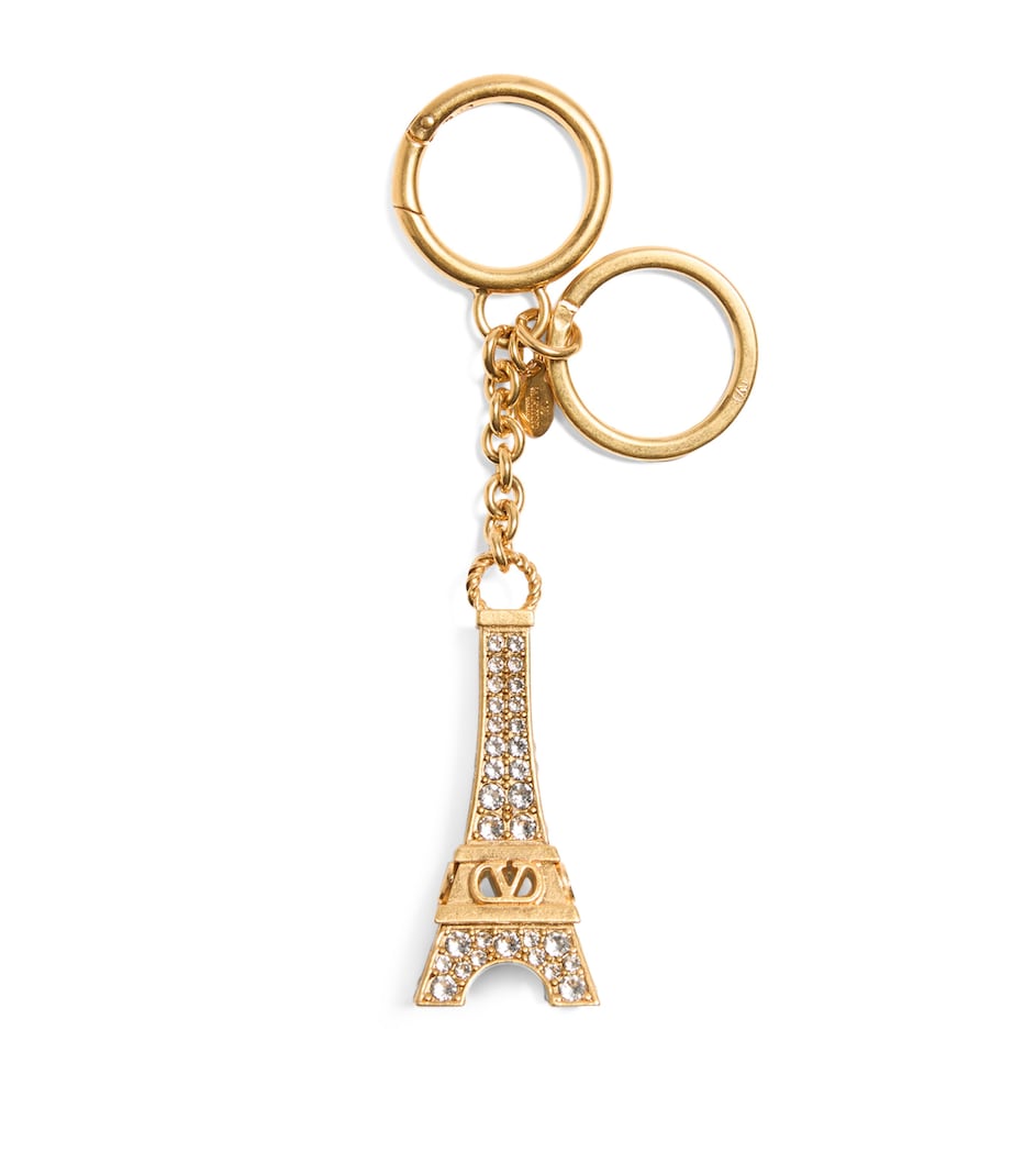 Metallic Eiffel Tower Keyring