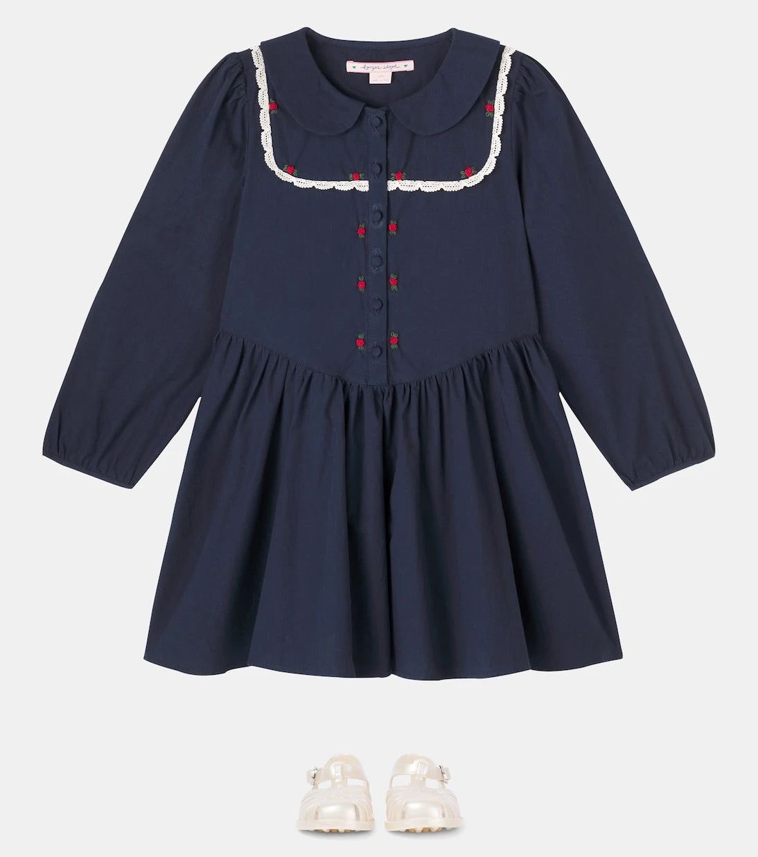 Konges Sløjd - Emmy embroidered cotton dress