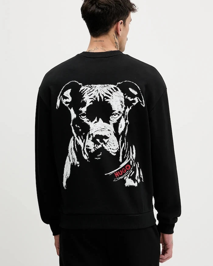 HUGO Dubraxo Pamuklu Sweatshirt