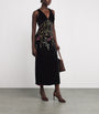 Velvet Embroidered Zaffira Maxi Dress