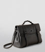 Mulberry Black Oversized Leather Alexa Cross-Body Bag