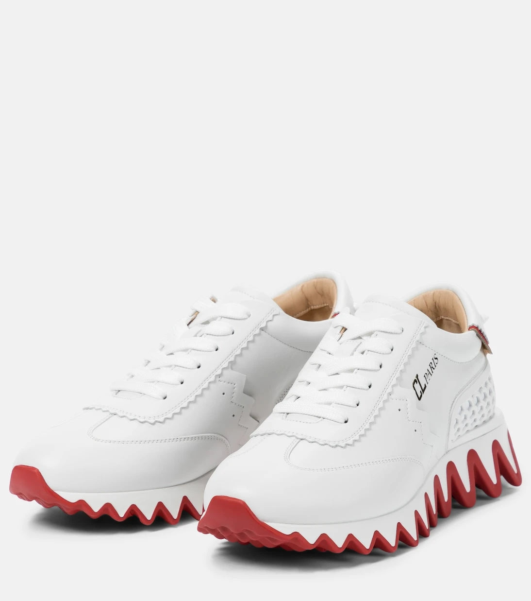 Christian Louboutin - Loubishark leather sneakers